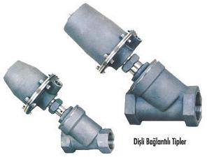 Pn&ouml;matik Pistonlu Vana Dişli Bağlantı Tipleri